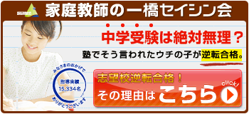 中学受験専門のプロ家庭教師 一橋セイシン会