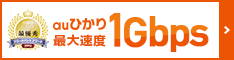 【auひかり】フレッツ光よりも月額1,260円おトク！