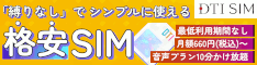 DTI SIM お試しプランLP